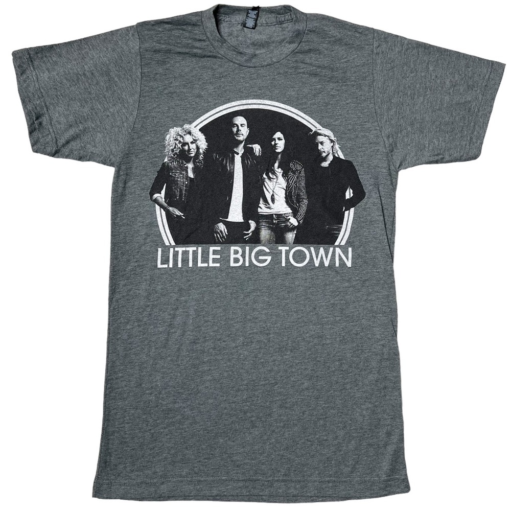NWOT Little Big Town The Breaker World Tour 2017 Graphic T-Shirt Grey Unisex S